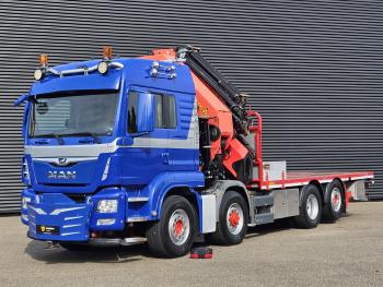 MAN TGS 35.500 8x4-6 / PALFINGER 92 t/m CRANE +JIB